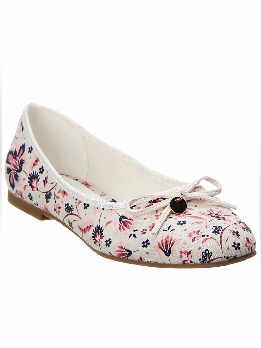Ted Baker Bayana Floral Ballet Flat Pink & White 40/9.5
